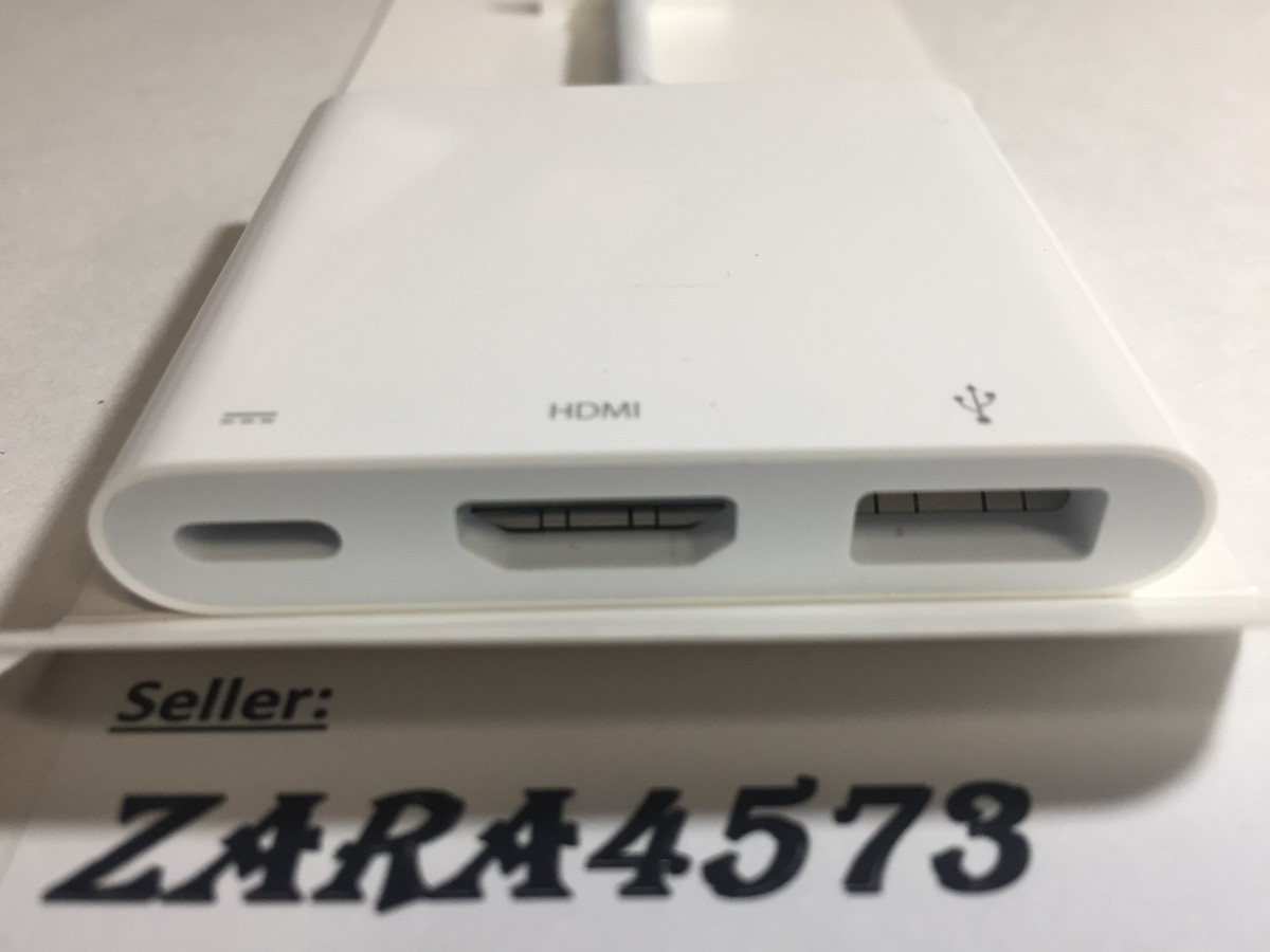 GENUINE Apple USB C Digital AV Multiport Adapter MUF82AM/A GENUINE Apple USB C Digital AV Multiport Adapter MUF82AM/A