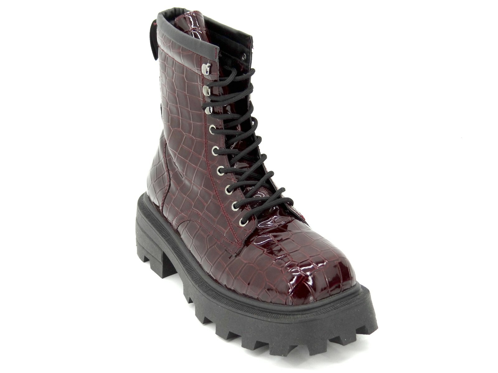 Topshop Bae Women's Shoes Boots Ankle Boots Crocodile Effect Size: 41 image 8