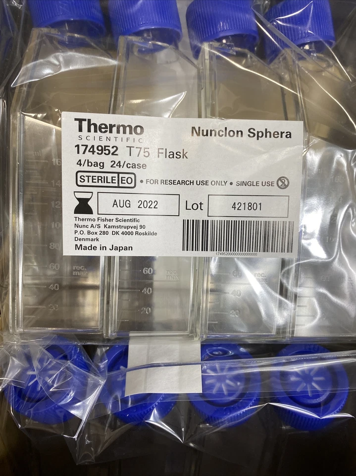 Thermo Scientific Culture Flask with Filter Cap 75 cm2 PP Total of 24 Flasks - Image 4 of 4