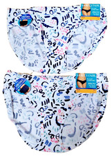 2PK Vanity Fair BIKINI Panty Silky Stretch Beyond Comfort 18291 Size 7 LARGE