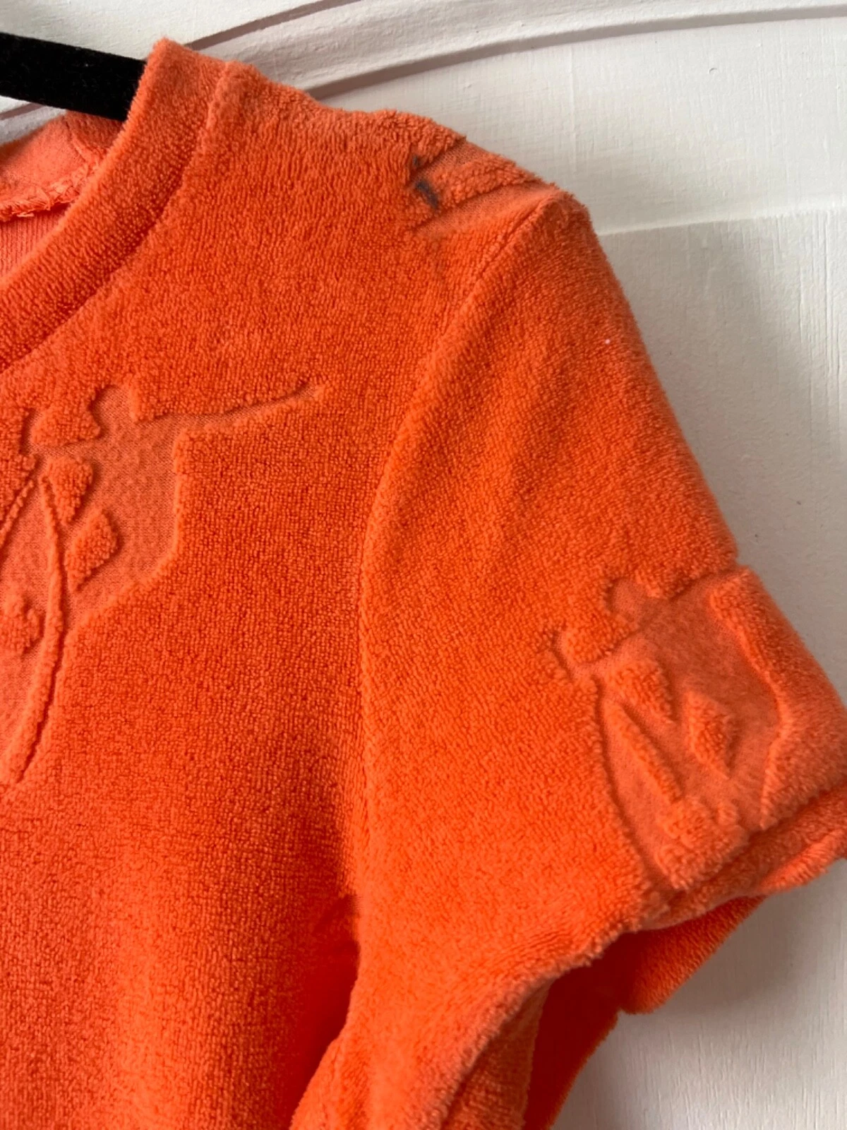 DSQUARED2 abito arancione surfista asciugamano linea A taglia XS PREZZO DI LISTINO £360