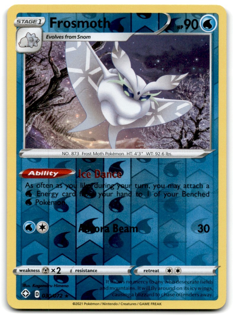 2021 Sword & Shield - Shining Fates Frosmoth Stage 1/Rare
