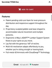 Secretlab titan evo XL chair 2