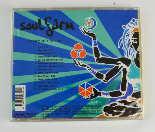 (Sealed) SOULFARM "Scream of the Crop" (CD) Lanzbom Noah-Solomon Desert Rock - Imagen 3 de 4