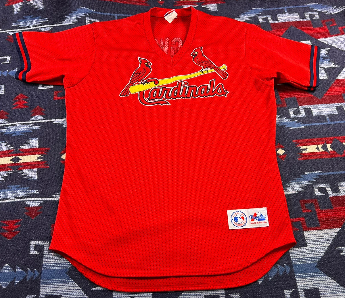 Vtg 90s Mark McGwire St. Louis Cardinals BP Jersey shirt Large Batting  Practice