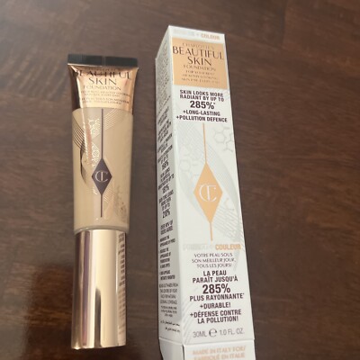Charlotte Tilbury Charlotte's Beautiful Skin Foundation -4 Neutral 1oz Authentic