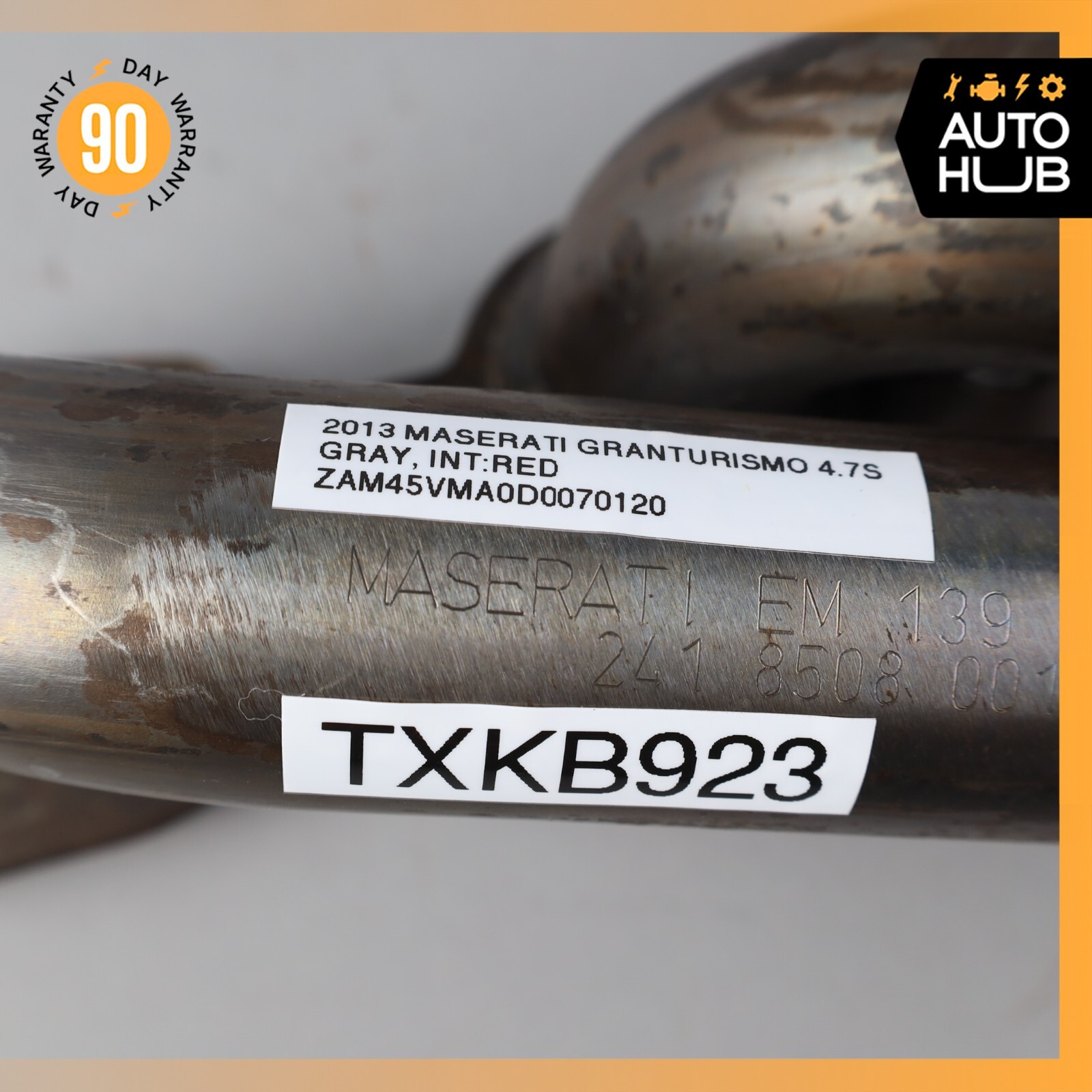04-19 Maserati GranTurismo Quattroporte Exhaust Manifold Left Side OEM 28k