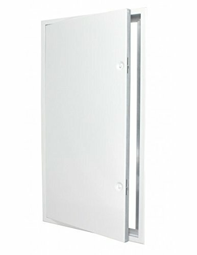 Revisionstür 100 x 120 cm weiß mit Vierkantverschluss incl. Schlüssel