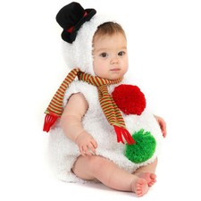 Infant Baby Boys Girls Xmas Snowman Costume Winter Christmas Fancy Dress 0-24M