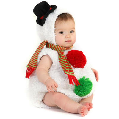 Infant Baby Boys Girls Xmas Snowman Costume Winter Christmas Fancy