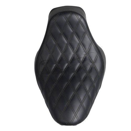 Asiento de conductor solo negro apto para Harley Softail Springer FXSTS Fat Boy FLSTF - Imagen 5 de 15