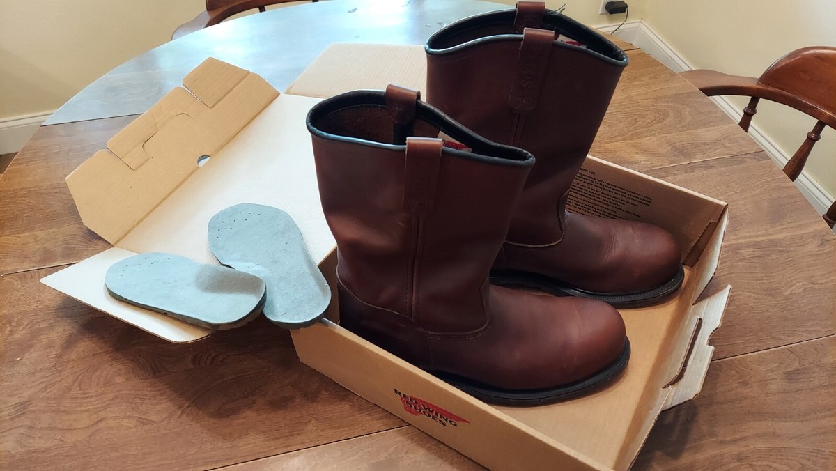 Red Wing Shoes 2405 Pecos Boots Pull on Size 13D Supersole  display picture 1