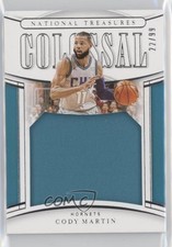 2019 Panini National Treasures Colossal Rookie Materials 22/99 Cody Martin ib1