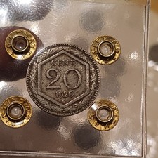 Moneta Vittorio Emanuele III 20 Cent Esagono 1920 Non comune Nichel  Lotto 778 