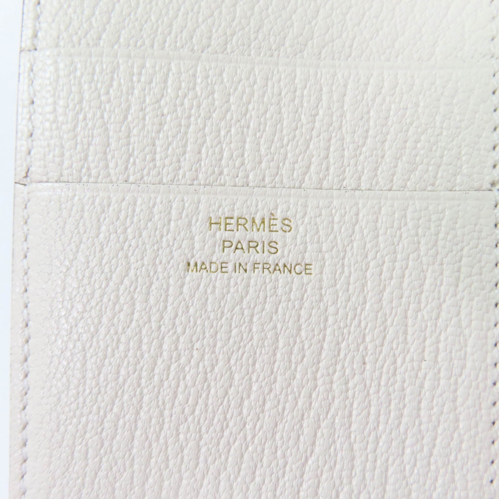 HERMES Tri-fold wallet Bearn combine H Logo Metal Compact Wallet Shave Women thumbnail 11