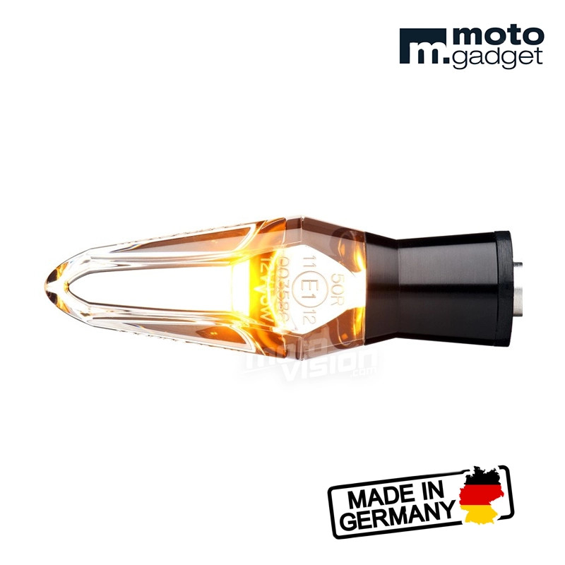 Clignotant M.Blaze Ice Motogadget Noir de Haute Précision
