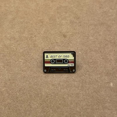Pin - Retro Vintage Cassette Tape - Best Of 1980 / 80's (enamel pin / lapel pin)