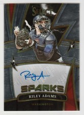2022 Panini Select #SS-RA Riley Adams Sparks Signatures #/199