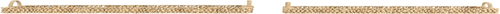 Woven Seagrass Scalloped Rectangular Trays, Set of 2, Natural - Picture 7 of 12