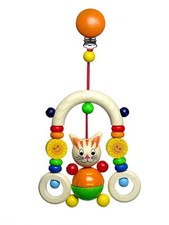 Babyspielzeug Minitrapez Katze Mika BxLxH 110x40x250mm NEU Figur Clip