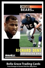 1991 Pinnacle Richard Dent #238 Chicago Bears NFL Football