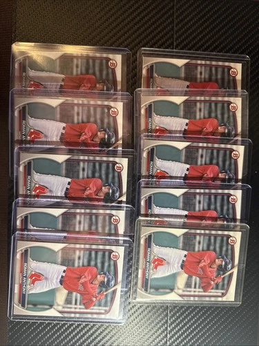 x10 Roman Anthony 2023 Bowman Draft #112 Rookie Card RC lot Boston Red Sox