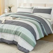 Size Comforter Set Sage Green - 3 Pieces Lightweight Quilt King Light Green