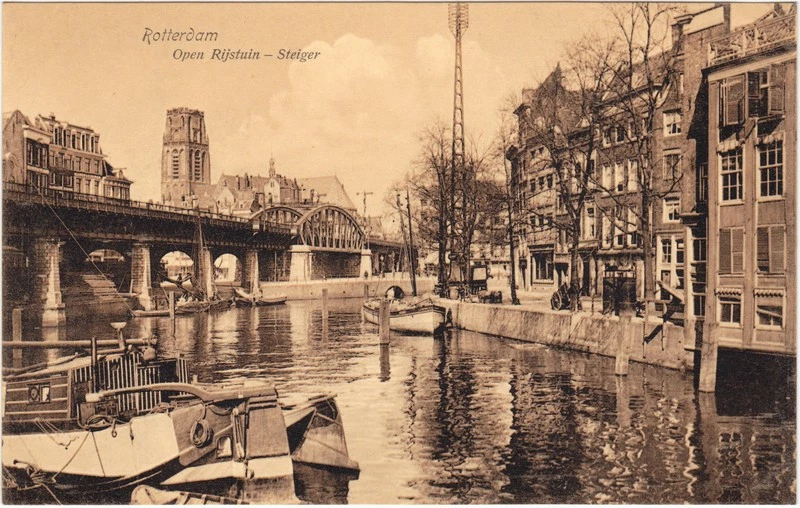 Rotterdam Open Ristuin - Steiger/Brücken- Graacht und Straßenpartie 1914 - Bild 2 von 3