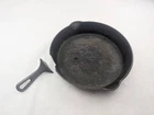 Vtg Griswold #10 Cast Iron Skillet 716 H - CRACKED!