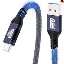 USB A auf USB C Kabel 1,5M,10Gbit/s Datenübertragung USB 3.1,USB 3.2 Gen2