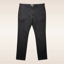 Twills Mens Ankle Fit Plaid Limited Edition Dress Pants Slim Fit Size 38x29.5