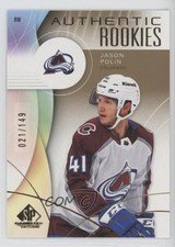 2024 Upper Deck SP Game Used Authentic Rookies Gold 21/149 Jason Polin #222 1e7g