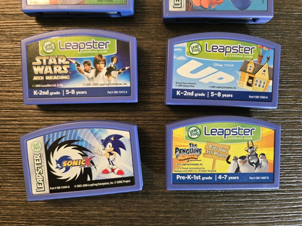 Lote de 11 juegos de aprendizaje Leap Frog LeapPad Explorer LeapPad 1 2 3 XDI Ultra Ultimate Foto 2 de 4
