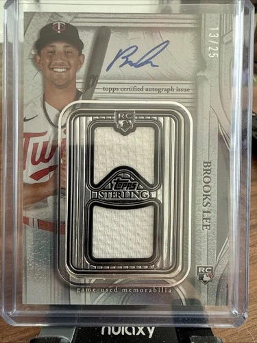 2025 Topps Sterling – Brooks Lee Dual Patch Auto RC /25