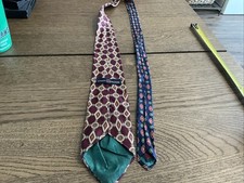 Vintage Tommy Hilfiger Tie - Red - Blue - Pattern