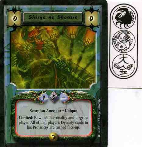 Shiryo no Shosuro Ungraded L5R: Crimson and Jade