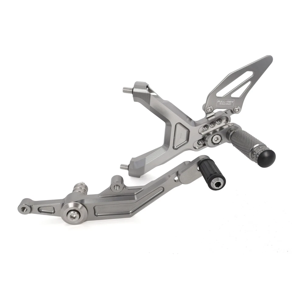 Motorcycle Rearset Footrest Foot Pegs For BMW S1000RR 2019-2024 GRAY - Image 3 of 4