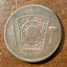 Maçonnique One Penny Cleveland, OH chapitre 148 R.A.M. (BZ-709)