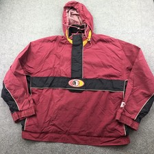 Vintage Florida State Seminoles Jacket Mens XL Red NCAA Football Starter Hooded