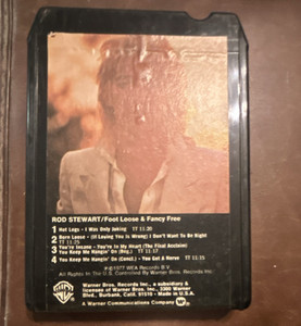 Rod Stewart - Foot Loose & Fancy Free 8-Track Cartridge Warner Bros. 1977 Rock