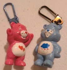 Care Bears 2000s Play Along PVC Miniature Figurine Clip-On's Lot - New