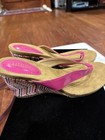 Metaphor Hot Pink Wedge Sandals Size 7.5 — photo 3