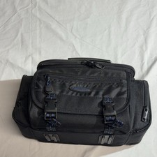 Samsonite Camera Camcorder Bag With Shoulder Strap Model 809BK Blue Accents Pkts