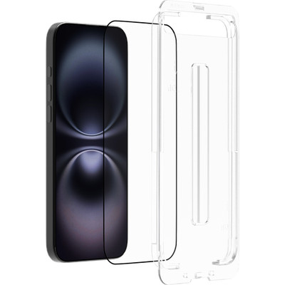 Panzerfolie Schutzglas Apple iPhone 16 Plus Displayschutz - Cazy - Transparant