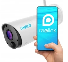 Reolink Argus Eco Wireless Solar-Powered WiFi Security Camera, 5V, White