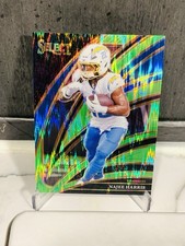 Najee Harris /699 Green & Blue Shock Select Prizm 2025 Chargers
