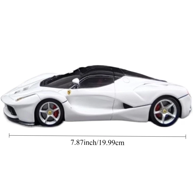 Ferrari гонки и игры LaFerrari белый спортивный автомобиль сплава модель для подарков 1:24 - Изображение 2 из 4