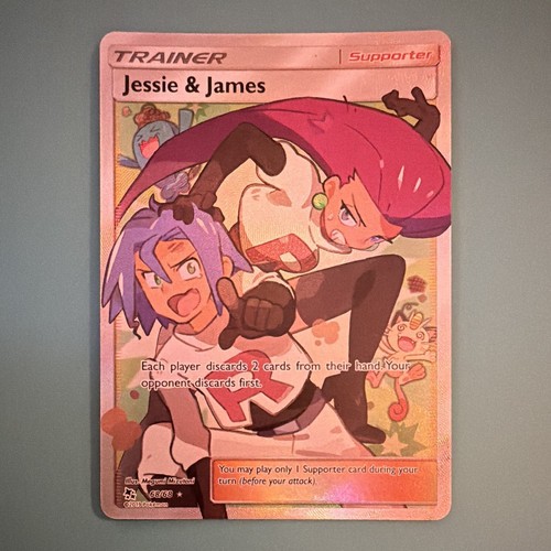 Pokémon Jessie & James 68/68 Hidden Fates Ultra Rare Holo Full Art