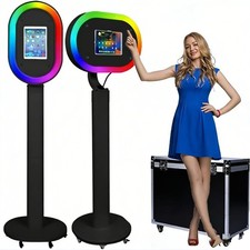 Portable Photo Booth for Any iPad Metal Shell Selfie Station Photobooth Machine