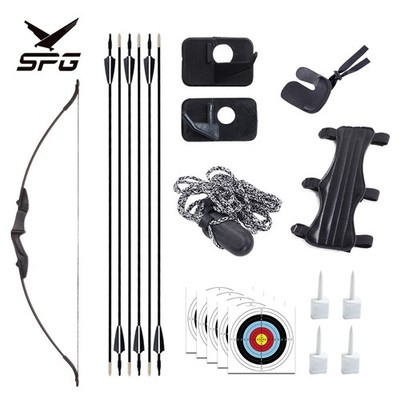 57 Zoll Takedown Recurvebogen Bogenschießen Jagdbogen RH/LH & Target Pfeile Set